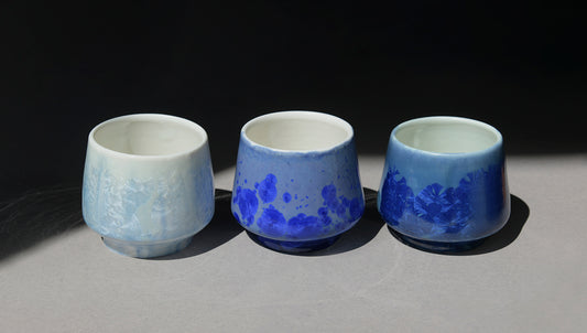 Macrocrystalline Glaze cup by Bréza Ceramics