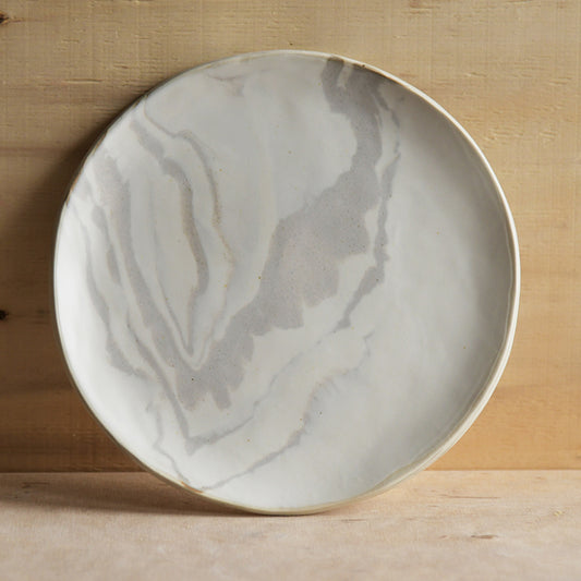 A — W Mohair Marbled plate 18cm